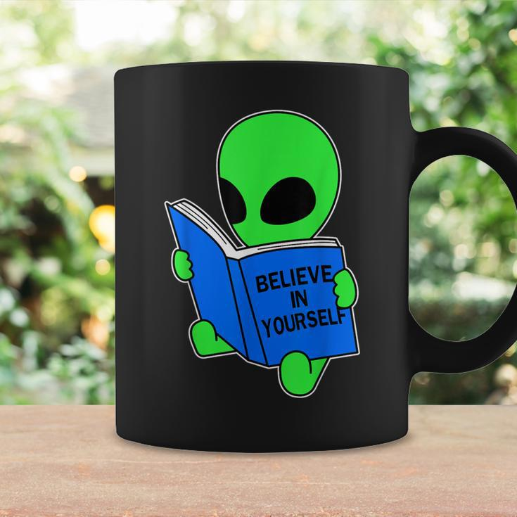 Believe In Yourself Alien Ufo Coffee Mug Gifts ideas