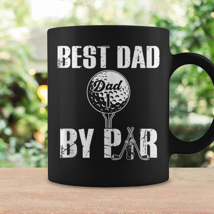 Best Dad By Par Fathers Day Golfing Funny Daddy Papa Coffee Mug Gifts ideas