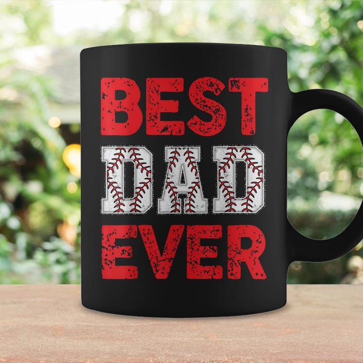 Best Dad Ever Baseball Dad And Softball Fathers Day Cool Coffee Mug Gifts ideas