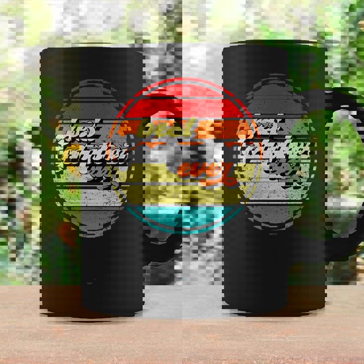 Best Godfather Ever Fathers Day Grandpa Vintage Retro Cool Coffee Mug Gifts ideas