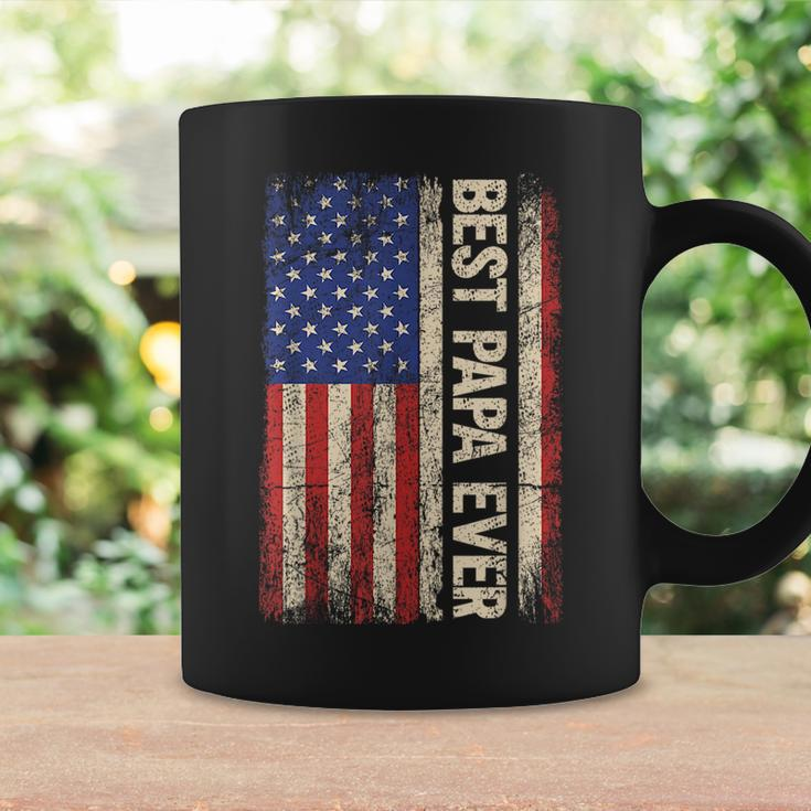 Best Papa Ever Us American Flag Gifts For Fathers Day Men Coffee Mug Gifts ideas