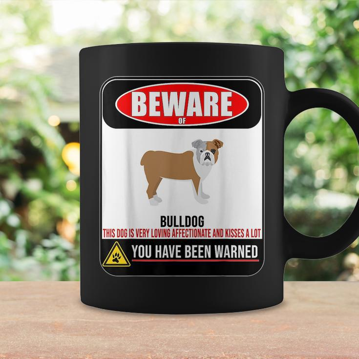 Beware Of BulldogFunny Warning Sign Coffee Mug Gifts ideas