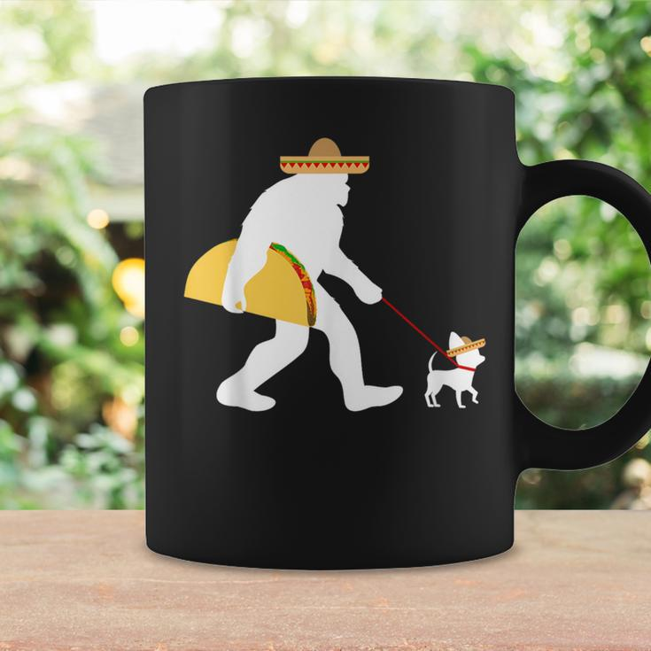 Big Taco Sombrero Chihuahua Dog Bigfoot Cinco De Mayo Coffee Mug Gifts ideas