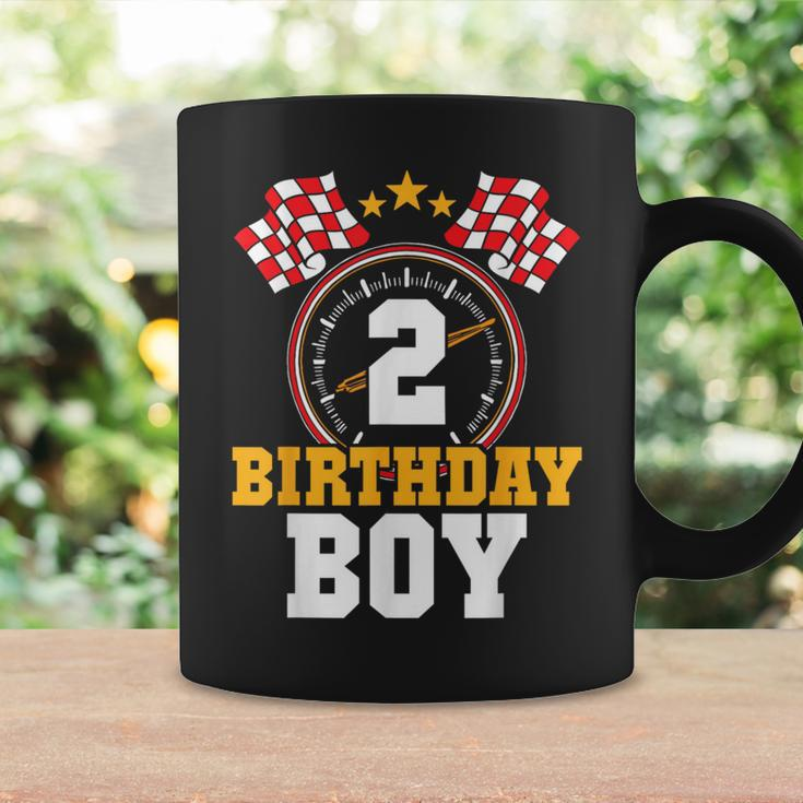 Birthday Boy 2Nd Race Car Party 2 Years Old Racing Driver Coffee Mug Gifts ideas