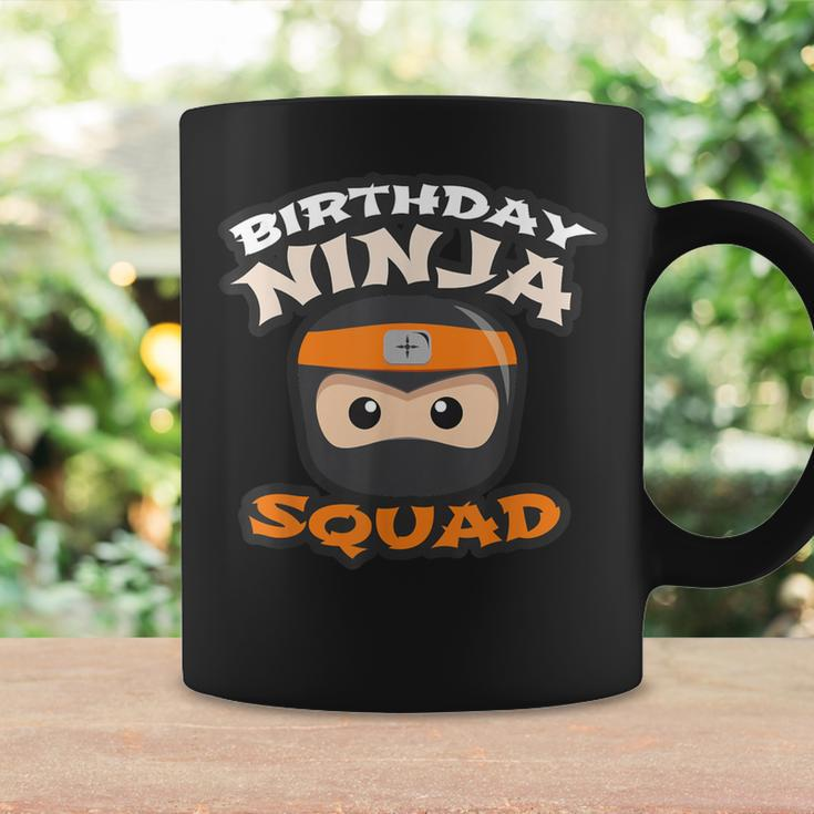 Birthday Ninja Squad Mom Dad Crew Siblings Team Matching Coffee Mug Gifts ideas