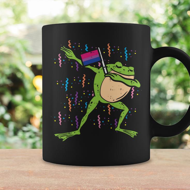 Bisexual Flag Frog Dab Lgbt Bi Pride Stuff Animal Coffee Mug Gifts ideas