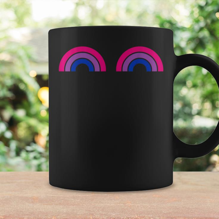 Bisexual Rainbow Boobs Bi Pride Lgbt Pride Coffee Mug Gifts ideas