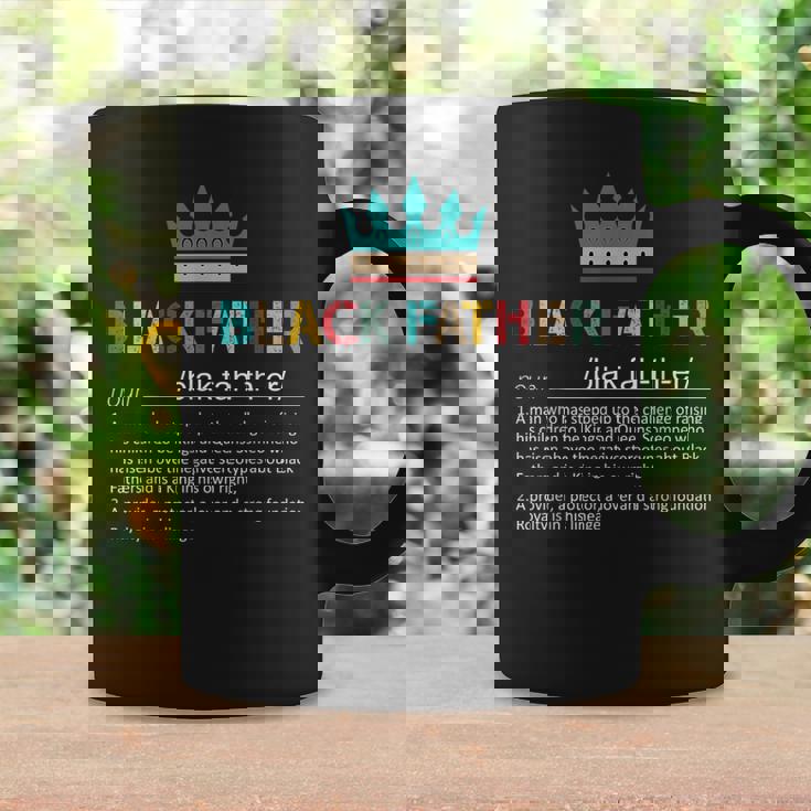 Black Father Noun Fathers Day African American Black Father Coffee Mug Gifts ideas
