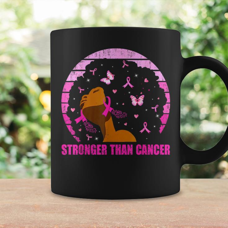 Black Melanin Queen Stronger Than Breast Cancer Fight Coffee Mug Gifts ideas