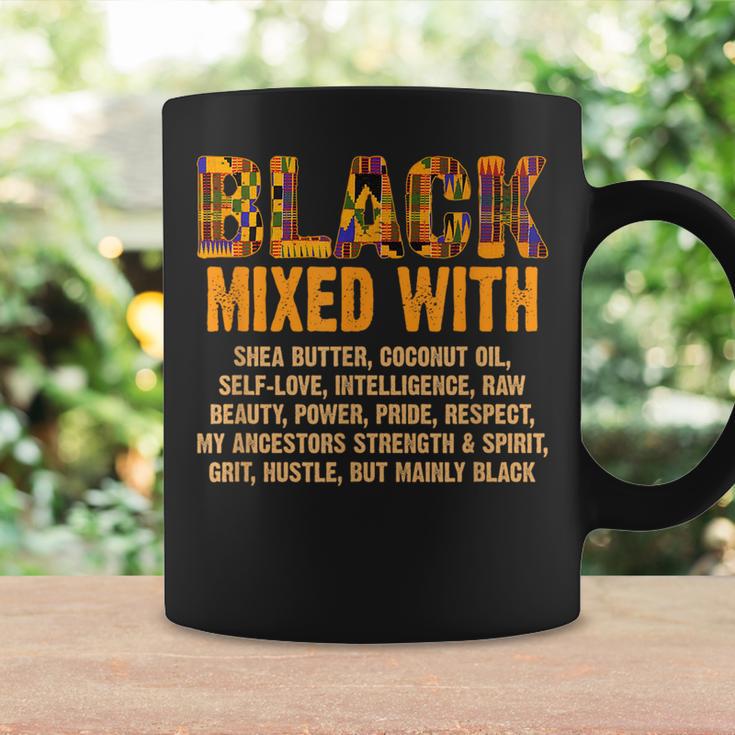 Black Mixed With Shea Butter Melanin Afro American Pride Coffee Mug Gifts ideas