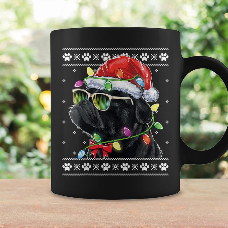 Black Pug Christmas Tree Dog Mom Dad Ugly Sweater Christmas Coffee Mug Gifts ideas