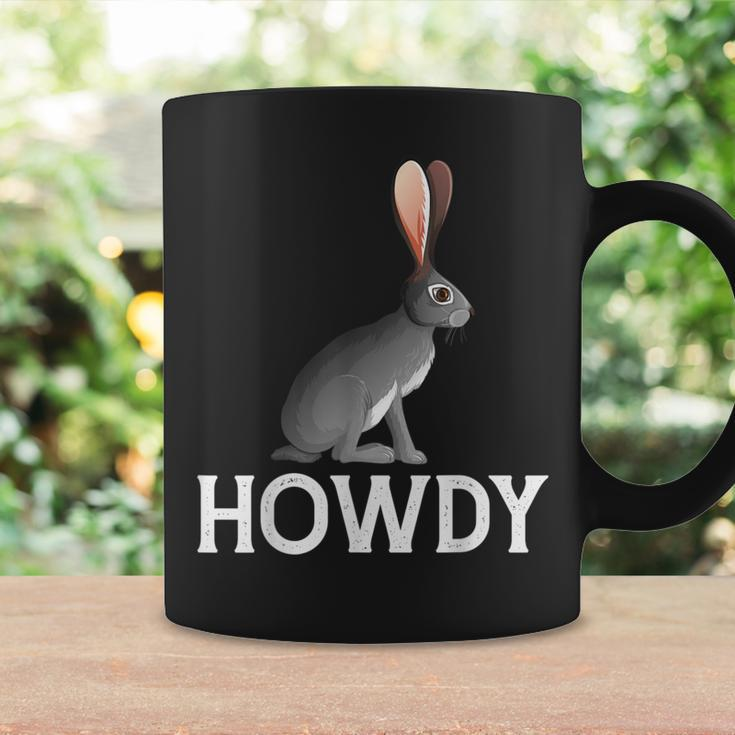 Black-Tailed Jackrabbit Howdy Cowboy Western Country Cowgirl Coffee Mug Gifts ideas