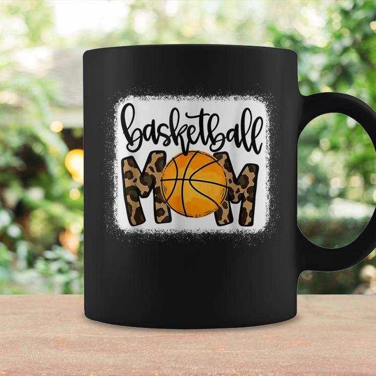 Bleached Basketball Mom Messy Bun Player Mom Game Day Vibes Coffee Mug Gifts ideas
