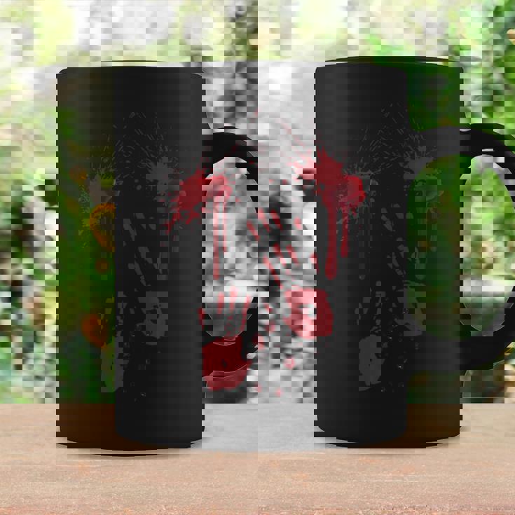 Blood Splatter Bloody Hands Scary Halloween Scary Halloween Coffee Mug Gifts ideas
