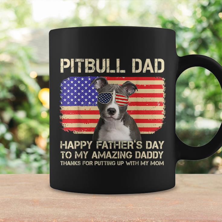 Blue Nose Pitbull Dad Happy Fathers Day To My Amazing Daddy Coffee Mug Gifts ideas