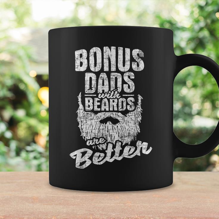 Bonus Dads With Beards - Fatherhood Stepdad Stepfather Uncle Coffee Mug Gifts ideas