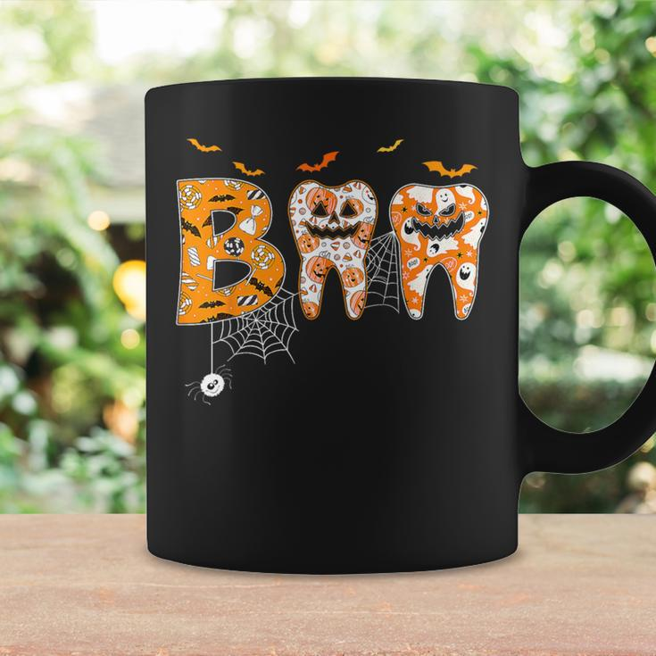 Boo Th Pumpkin Dentist Dental Hygienist Halloween Costume Coffee Mug Gifts ideas