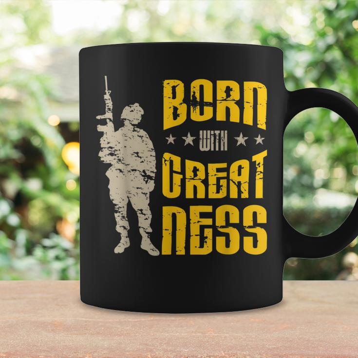 Born With Greatness I Soldiers Creed Patriotic Americanized Coffee Mug Gifts ideas