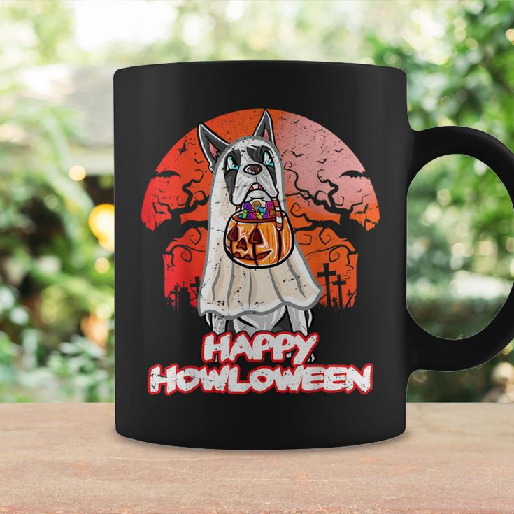Boston Terrier Happy Halloween Costume Ghost Coffee Mug Gifts ideas
