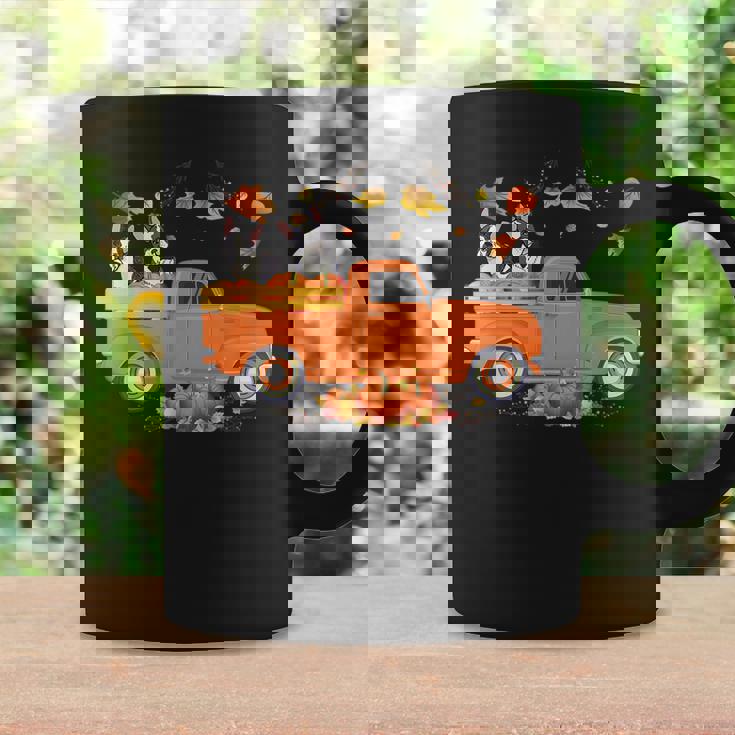 Boston Terrier Pumpkin Truck Fall Thanksgiving Halloween Fall Thanksgiving Coffee Mug Gifts ideas