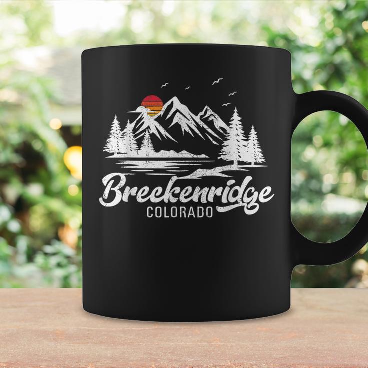 Breckenridge Colorado Vintage Mountain Landscape Coffee Mug Gifts ideas