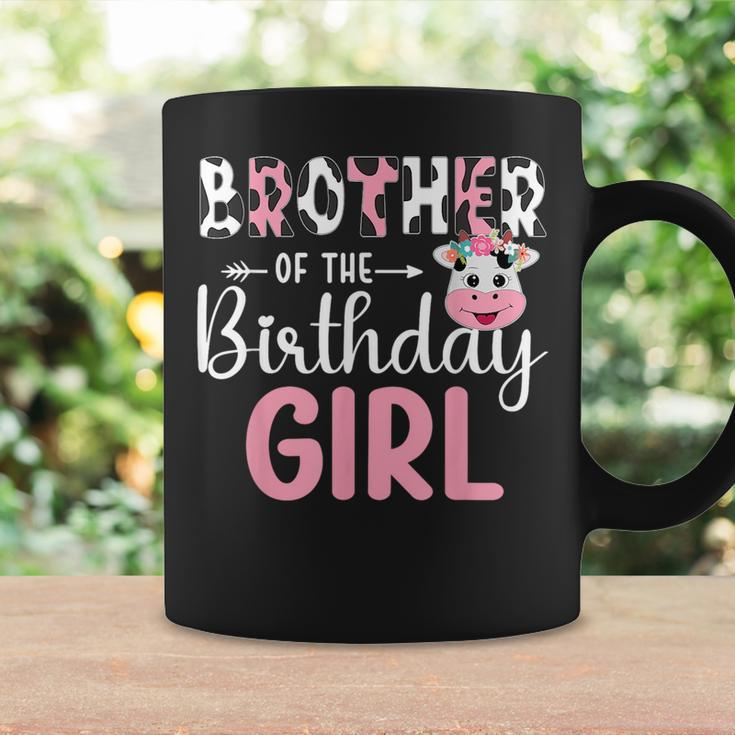 Brother Of The Birthday Girl Farm Cow 1 St Birthday Girl Coffee Mug Gifts ideas