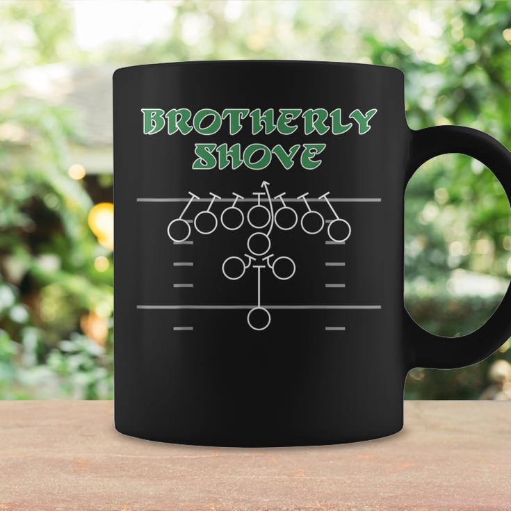 Brotherly Shove Football Mom Football Fan Vintage Coffee Mug Gifts ideas