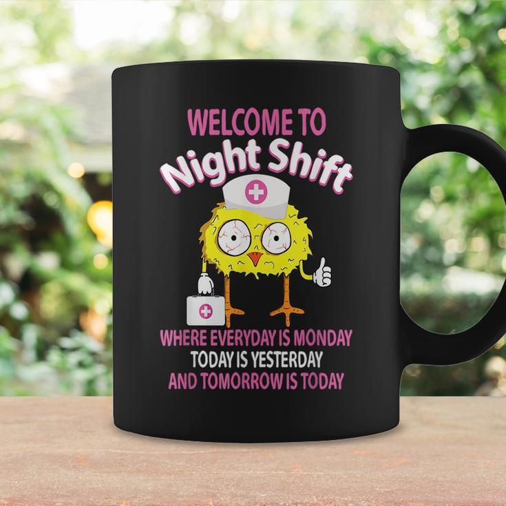 Bsn Lpn Cna Funny Nursing Chick Welcome To Night Shift Nurse Coffee Mug Gifts ideas