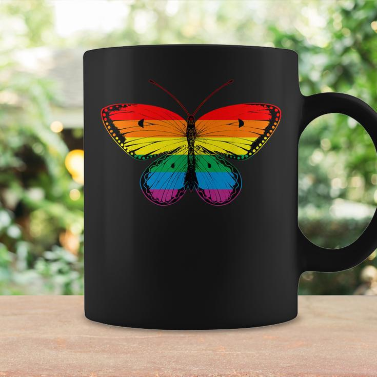 Butterfly Rainbow Print Rainbow Butterfly Coffee Mug Gifts ideas