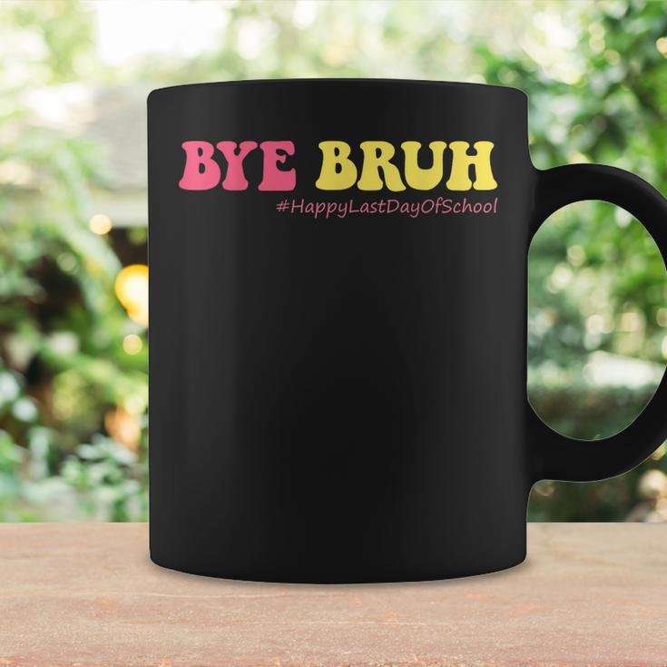 Bye Bruh Teachers Groovy Happy Last Day Of School Summer Coffee Mug Gifts ideas
