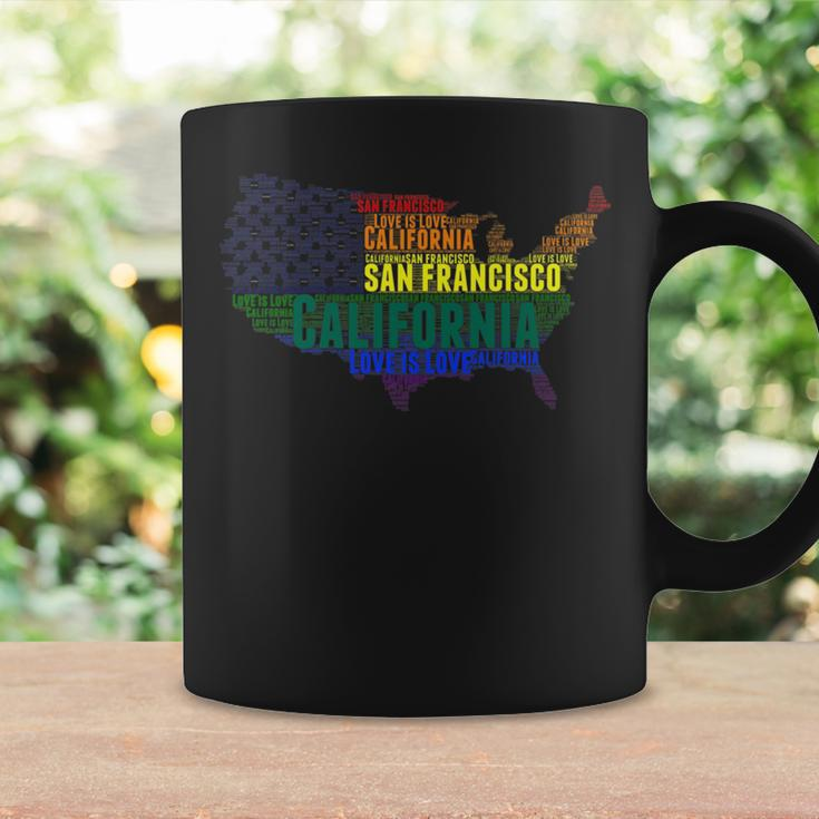 California San Francisco Love Wins Equality Lgbtq Pride Coffee Mug Gifts ideas