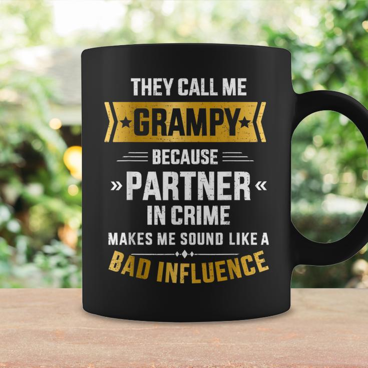 Call Me Grampy Partner Crime Bad Influence For Grandpa Coffee Mug Gifts ideas