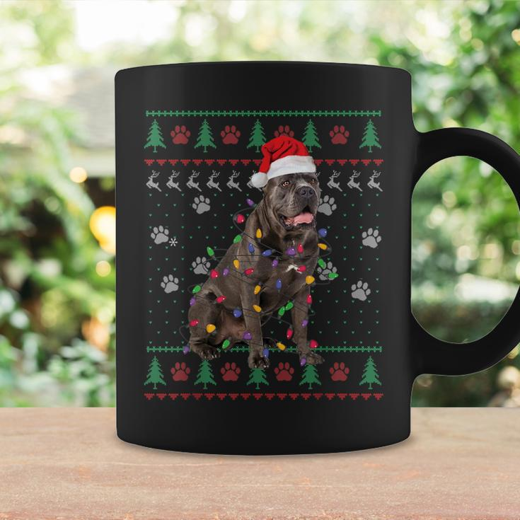 Cane Corso Christmas Ugly Sweater Santa Hat Dog Lover Coffee Mug Gifts ideas