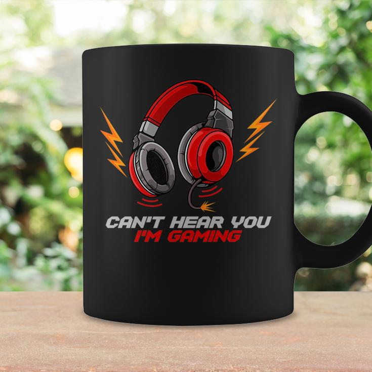 Cant Hear You Im Gaming Video Gamer Headset Statement Coffee Mug Gifts ideas