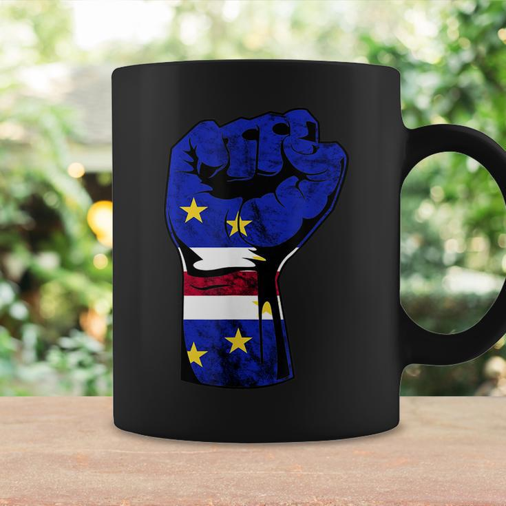 Cape Verde Cape Verdean Flag Power Handfist Cabo Pride Coffee Mug Gifts ideas