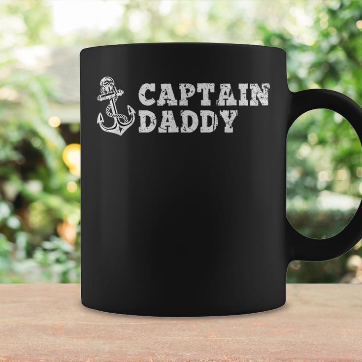 Captain Daddy Sailing Boating Vintage Boat Anchor Funny Coffee Mug Gifts ideas