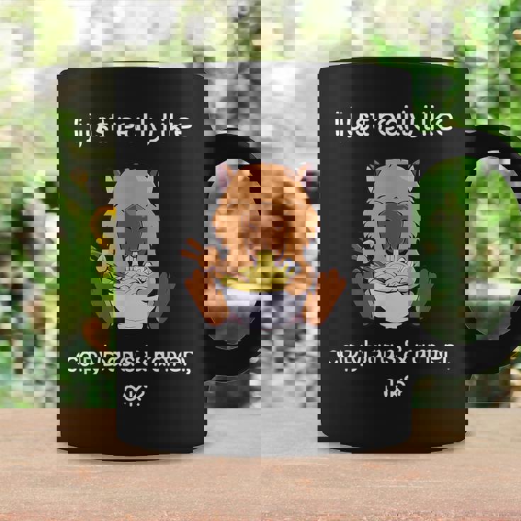 Capybara Ramen Lover Capybaras And Ramen Coffee Mug Gifts ideas