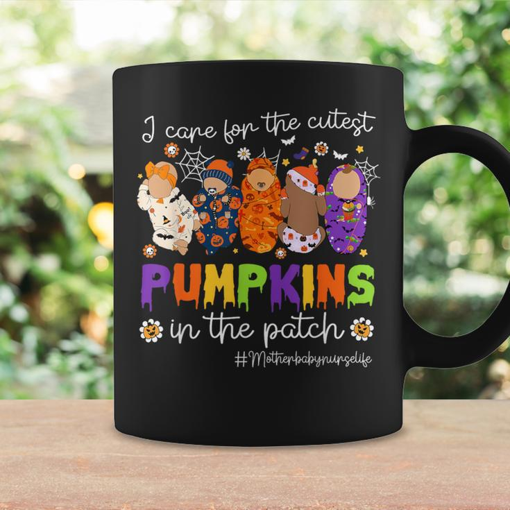 I Care For The Cutest Pumpkins Mother Baby Nurse Halloween Coffee Mug Gifts ideas