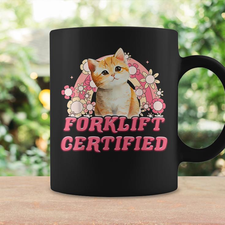 Cat Forklift Certified Funny For Men Women Coffee Mug Gifts ideas