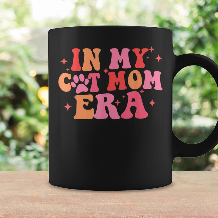 In My Cat Mom Era Groovy Mom Life Retro Coffee Mug Gifts ideas
