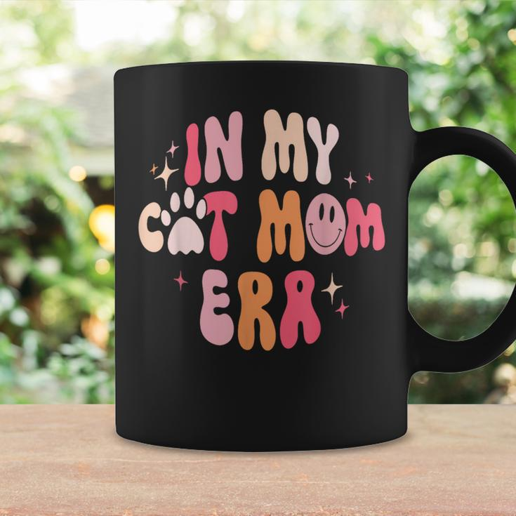 In My Cat Mom Era Groovy Mom Life Retro Coffee Mug Gifts ideas