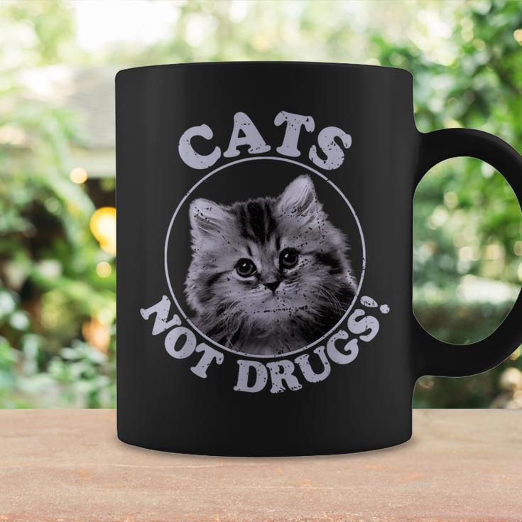 Cats Not Drugs Munchkin British Longhair Coffee Mug Gifts ideas