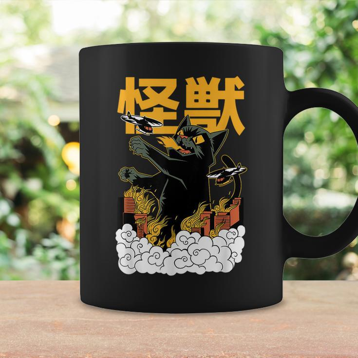 Catzilla Angry Kaiju Anime Cat Monster Coffee Mug Gifts ideas