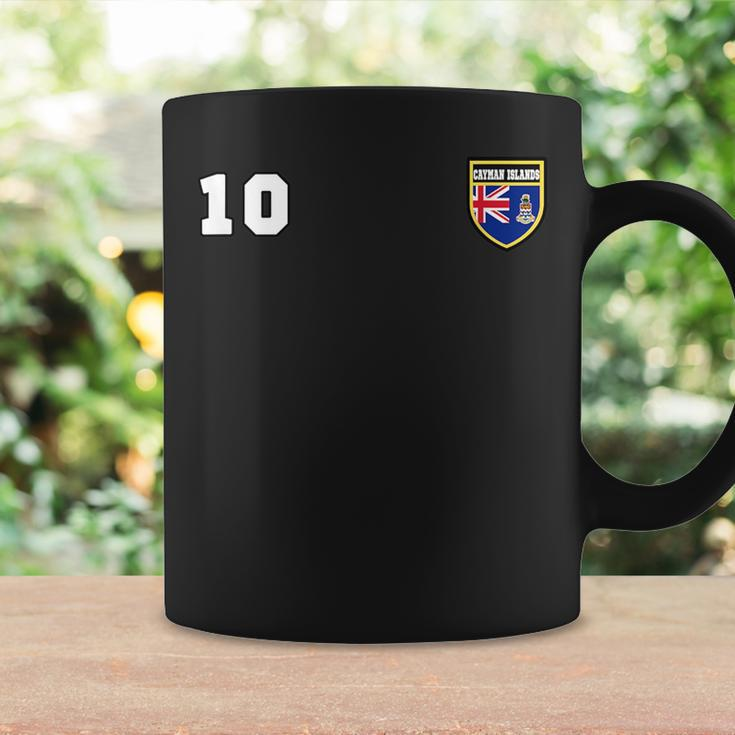 Cayman Islands Number 10 Soccer Flag Football Coffee Mug Gifts ideas