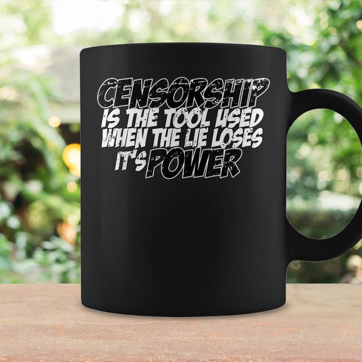 Censorship Is Bad Libertarian Free Thinking Coffee Mug Gifts ideas
