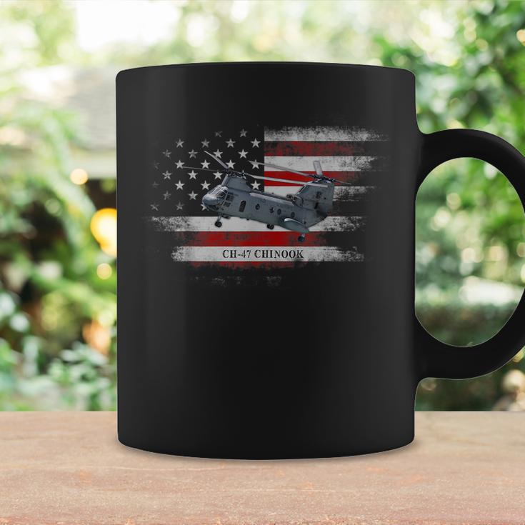 Ch-47 Chinook Helicopter Usa Flag Helicopter Pilot Gifts Coffee Mug Gifts ideas