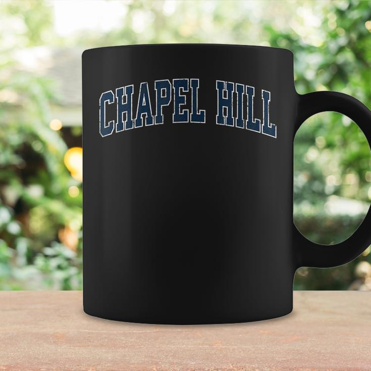 Chapel Hill North Carolina Nc Vintage Sports Design Navy Des Coffee Mug Gifts ideas