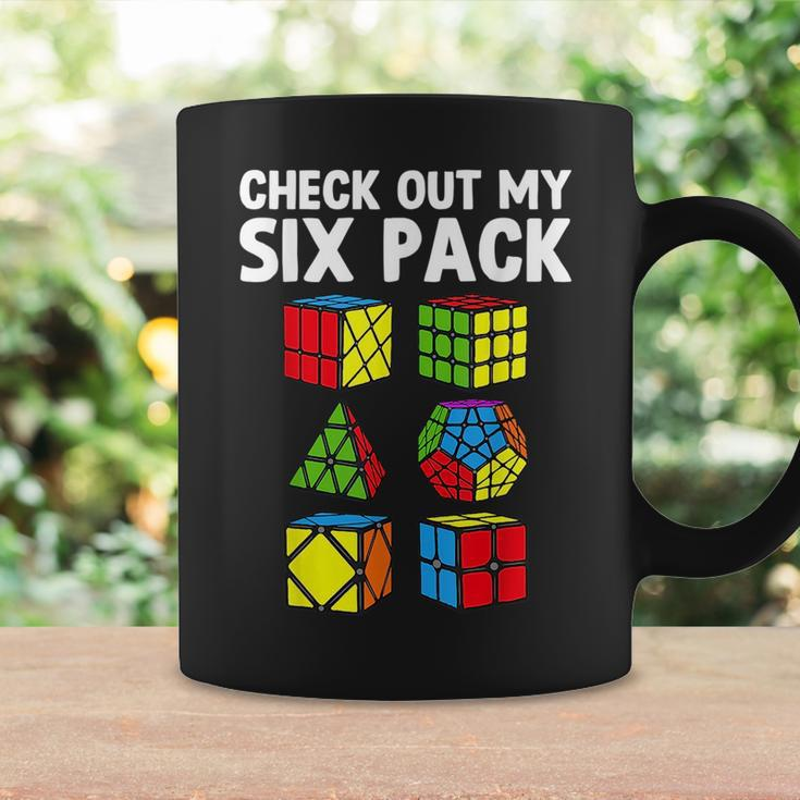 Check Out My Six Pack Puzzle Cube Funny Speed Cubing Coffee Mug Gifts ideas