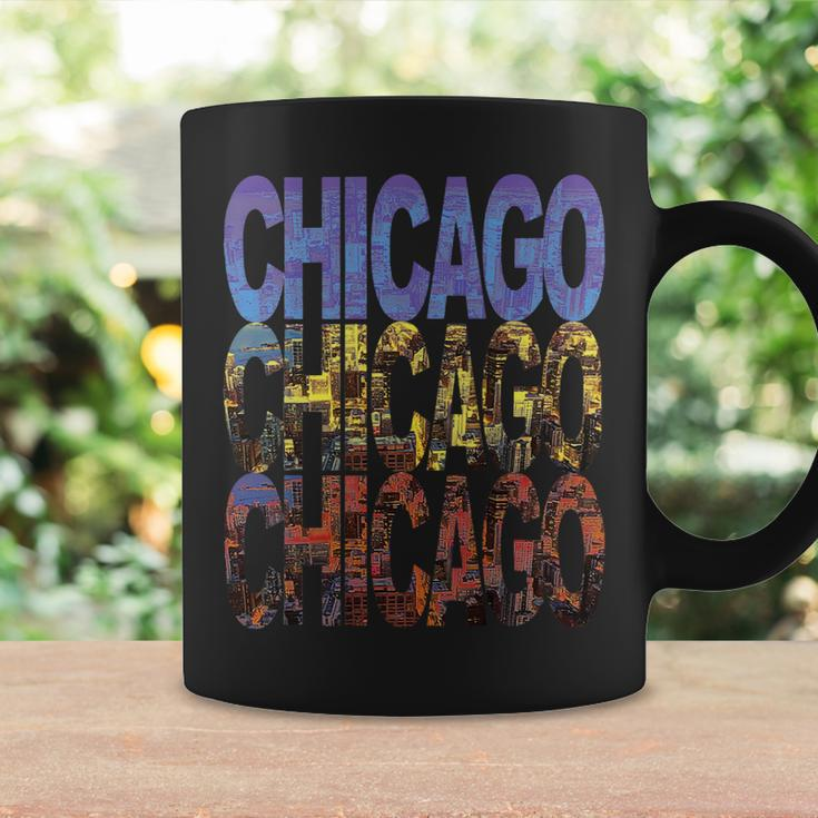 Chicago City Flag Downtown Skyline Chicago 2 Coffee Mug Gifts ideas