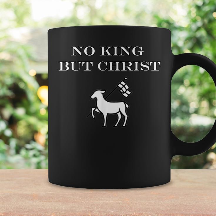 Christian No King But Christ Jesus Agnus Dei Christianity Coffee Mug Gifts ideas